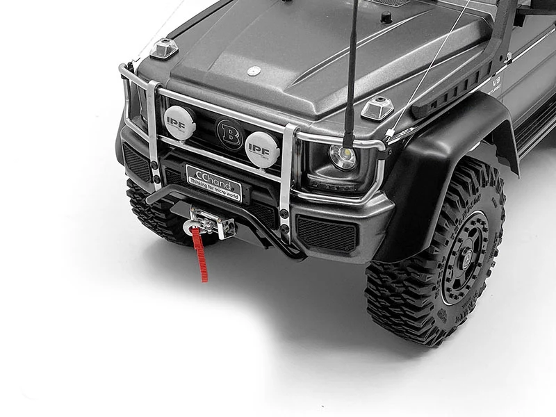 Металлический передний верхний бампер с белым IPF светильник для TRAXXASPARTS TRX 4 6 4X4 6X6