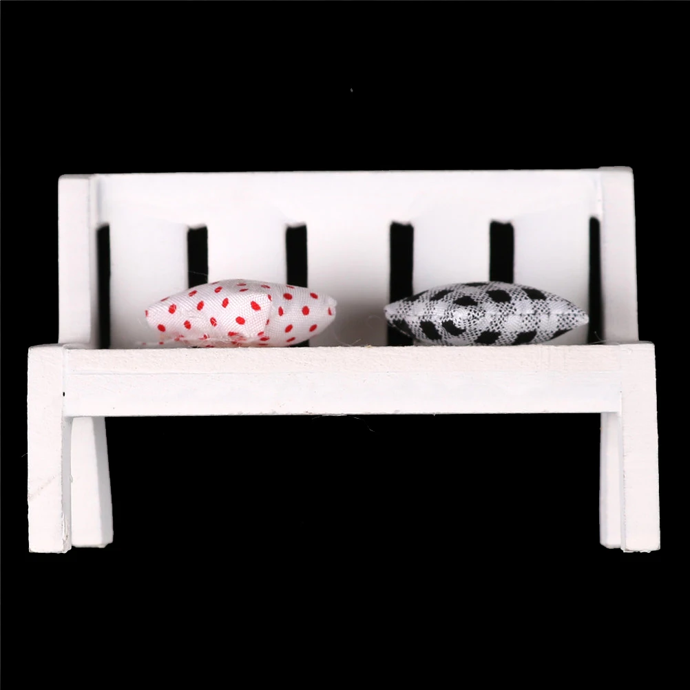 Модный деревянный стул скамейка с двумя подушками качалка-лошадка мебель