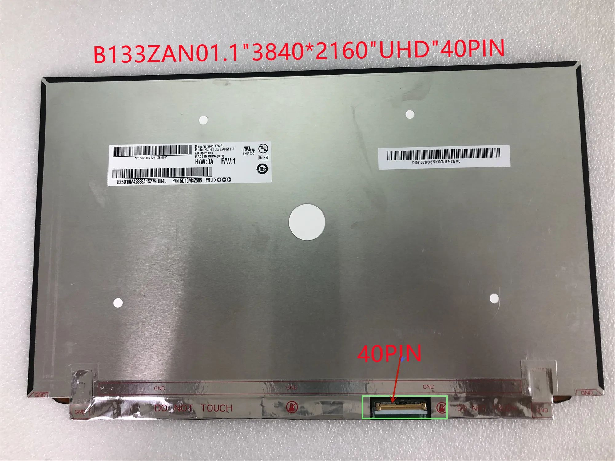B133ZAN01.1 подходит для B133ZAN01.0 B133ZAN02.0 B133ZAN02.1 ЖК-экран ноутбука 4K IPS 3840*2160 | Компьютеры и
