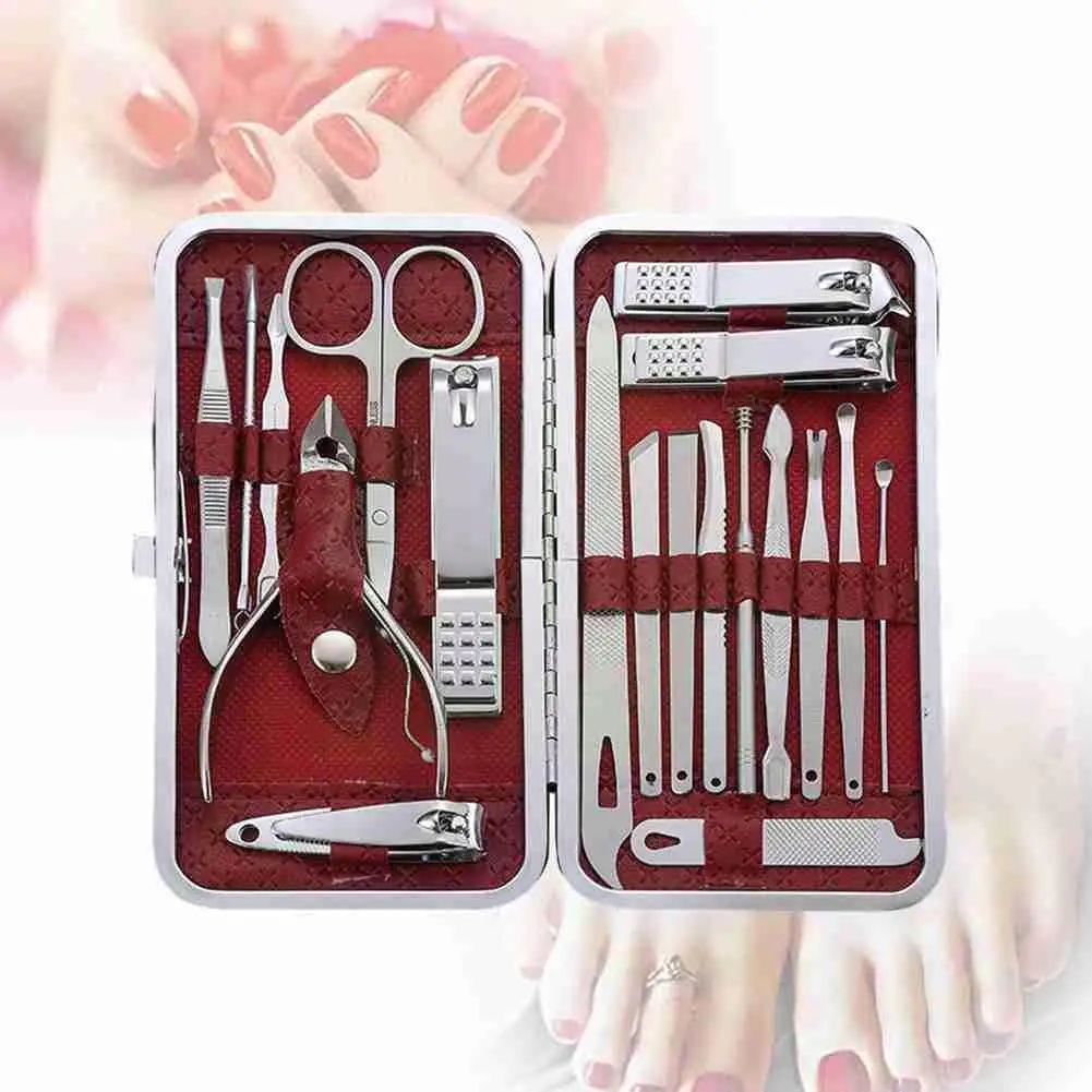 

19Pcs/Set Pruning Nail Clippers Cutting Pliers Set Dead Single Nail Pedicure Nail Inflammation Groove Manicure Tool Skin U9J4