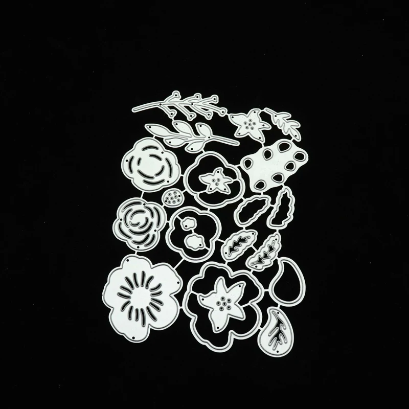 

New Design Metal Cutting Dies Beautiful Rose Flowers Craft Stencil Scrapbooking Handmade Card Make Shape Album Decoration Model