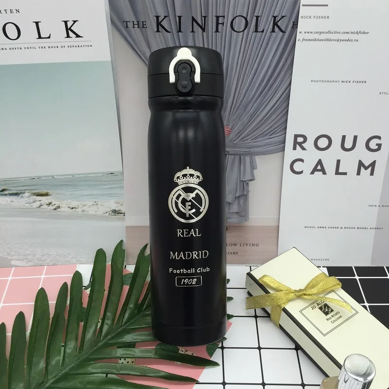 Реал Мадрид Ливерпуль Барселона футбол Мемориал Кубок 500 мл нержавеющая сталь