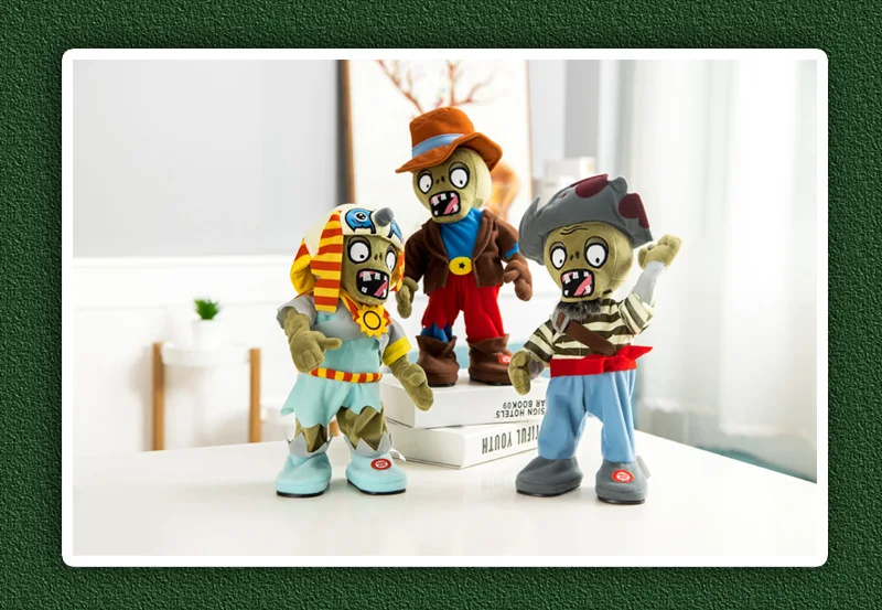 Детские любимые Plantse vs Zombiese пение и танцы Музыкальные Роботы электрические Sttufed мягкие игрушки для детей подарок к Рождеству
