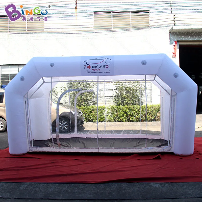 

Customized 5x2.4x2.5 Meters Inflatable Spray Paint Booth For Outdoor / Air Blown Painting Tent - BG-T0007