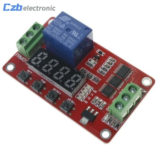 Многофункциональное самоблокирующееся реле 12 В постоянного тока PLC задержка