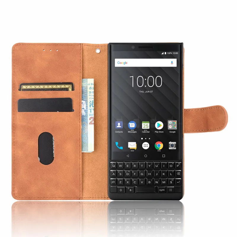 Кожаный чехол с откидной крышкой для BlackBerry KEY 2 4 5 дюйма книжка бумажником