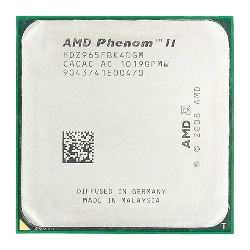 

AMD Phenom II X4 965 CPU 3.4GHz 140W Socket AM3 Desktop Quad-Core CPU Processor HDZ965FBK4DGM