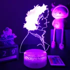 3D светодиодный лампа аниме Ковбой Бибоп ночсветильник Спайк Шпигель фигурка для детей Детская комната Декор Светильник Манга подарок дропшиппинг