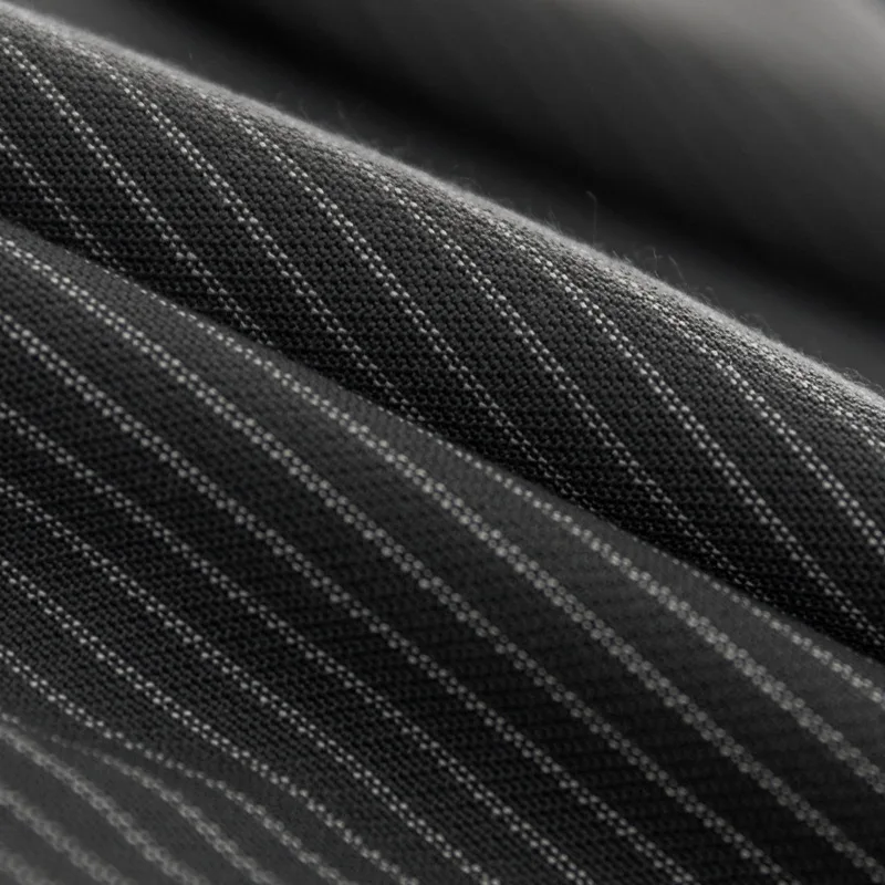 

Nordic Curtains for Living Dining Room Bedroom Ins Japanese Style Gray Vertical Stripes Solid Color Curtains Blackout Curtains