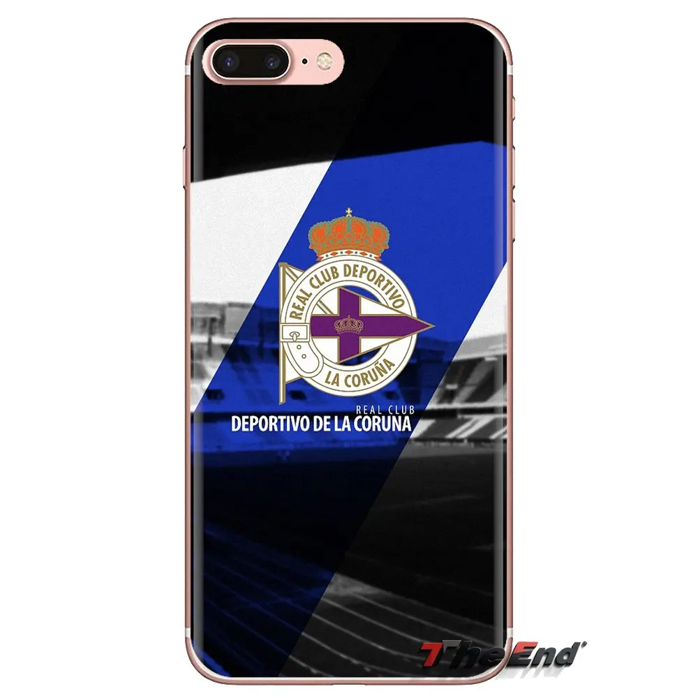 Deportivo La Coruna FC For Sony Xperia Z Z1 Z2 Z3 Z5 compact M2 M4 M5 E3 T3 XA Aqua LG G4 G5 G3 G2 Mini Silicone Phone Cover Bag |