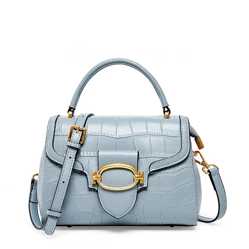 

New Luxury Genuine Leather Women's Messenger bags Brand Designer High quality Leather Shoulder Crossbody bag Small Women Handbag