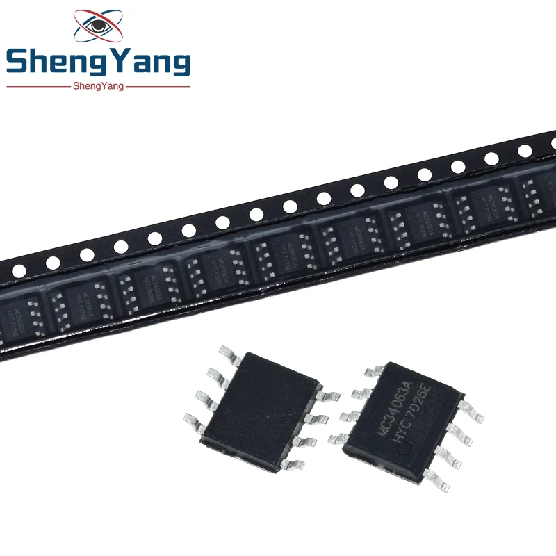 10 шт. Новый MC34063 MC34063A 34063 SOP 8 импульсный регулятор IC|Интегральные схемы| |