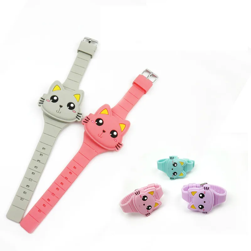 Детские часы 2019 модные детские высокого качества led дисплей милые Мультяшные для