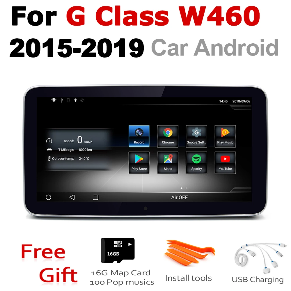 Автомобильный Android радио GPS мультимедийный плеер для Mercedes Benz G Class W460 2015 ~ 2019 NTG