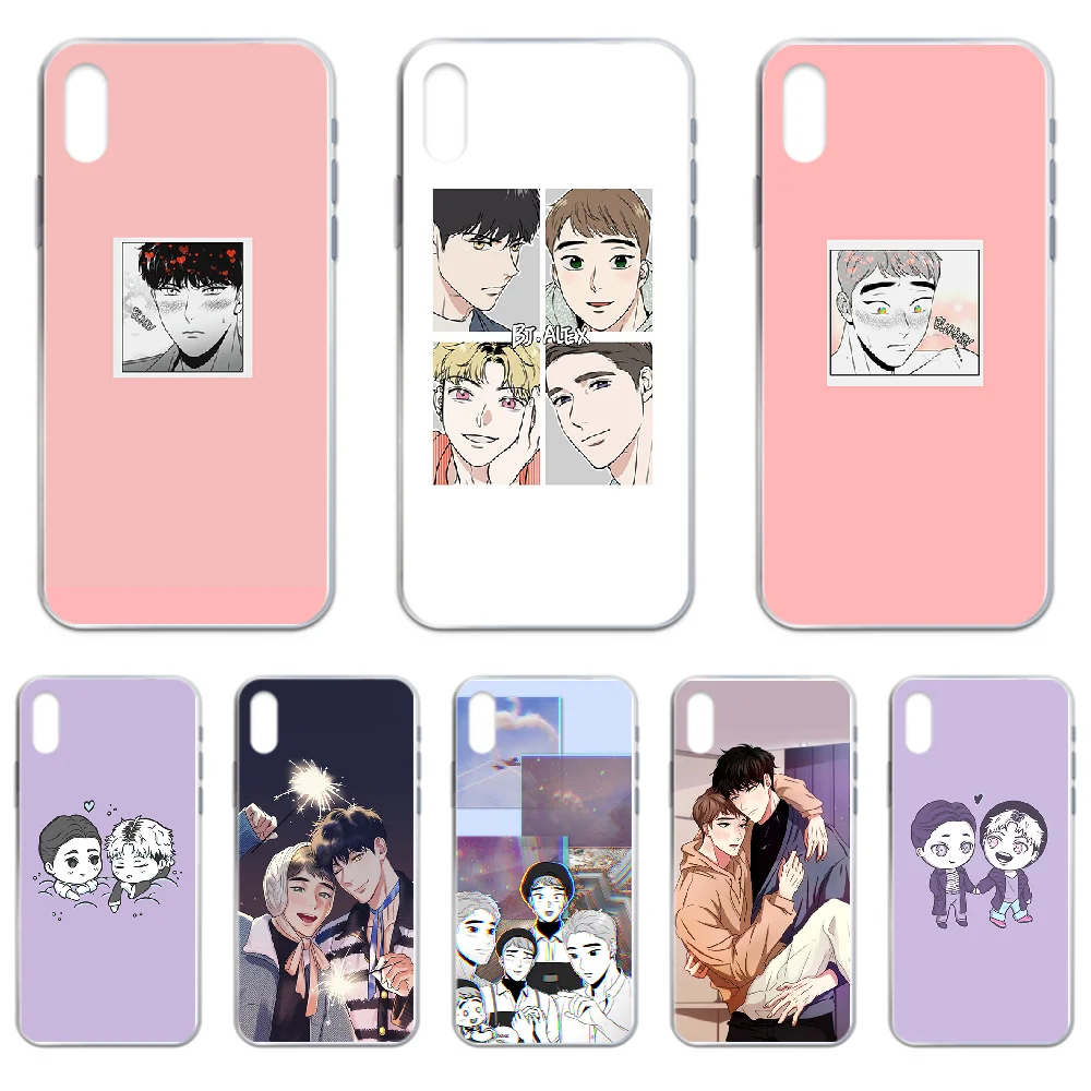 Bj alex Comics чехол для телефона iphone 4 4S 5 5C 5S 6 6S PLUS 7 8 X XR XS 11 PRO SE 2020 MAX Прозрачный Бампер
