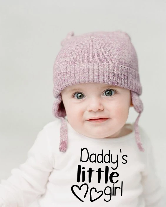 2020 Новинка для новорожденных Комбинезоны с принтом Daddy's Little девочек Одежда