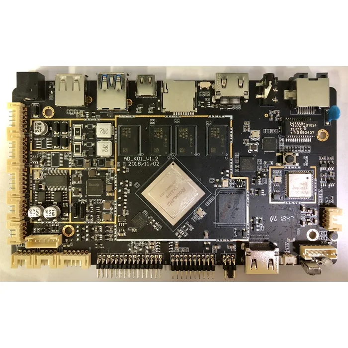 

Customize Quad Core A53 CPU Rockcip RK3399 2+16GB Motherboard For Face Recognition Industry