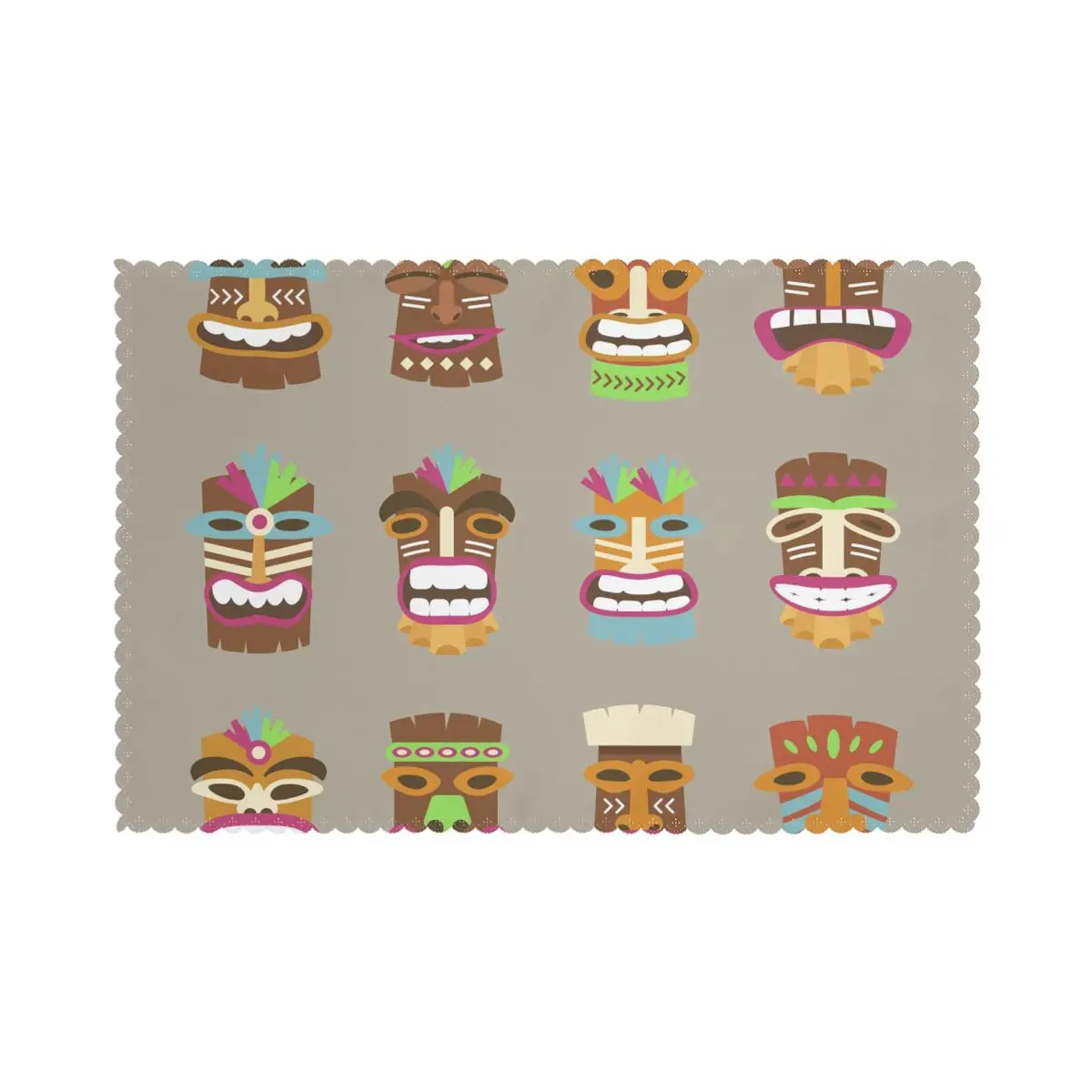 

Набор из 6 разноцветных салфеток с принтом, салфетки для обеденного стола, коврик для кухни, аксессуары, коврик для чашки, вина