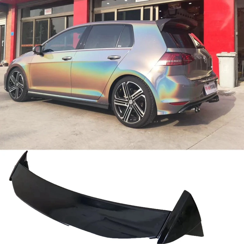 

Roof Wing Aspec style for Golf7 MK 7 MK7.5 Car Styling ABS Plastic Mater Rear lip Spoiler for Golf 7 2014-UP