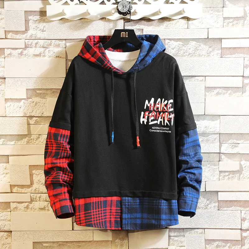Новая осенняя и зимняя новая модная одежда с капюшоном уличная мужская теплая