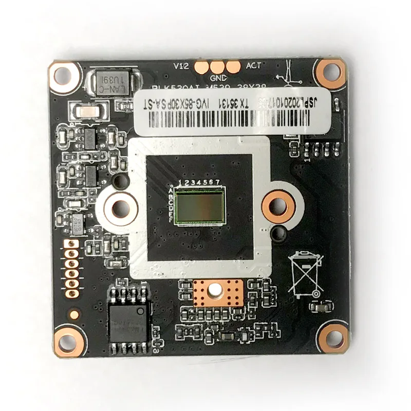 Модуль Сетевой IP камеры видеонаблюдения HD 3 Мп 4 МП IPC плата с низким освещением CMOS