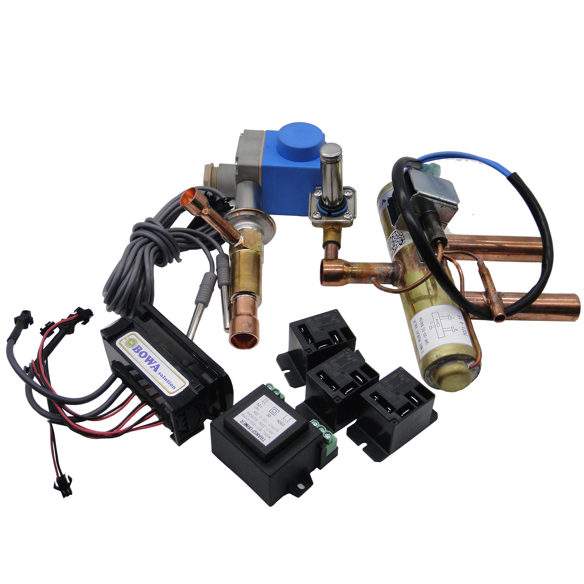 

110KW heating capacity hot gas defrost working kits provide perfect defrosting solutions for aluminum pipe evaporator in freezer