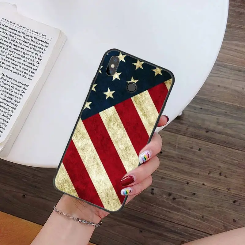 

American USA Flag Phone Case For Xiaomi Redmi 7 9t a3 9se k20 mi8 max3 lite 9 note 8 9s 10 pro