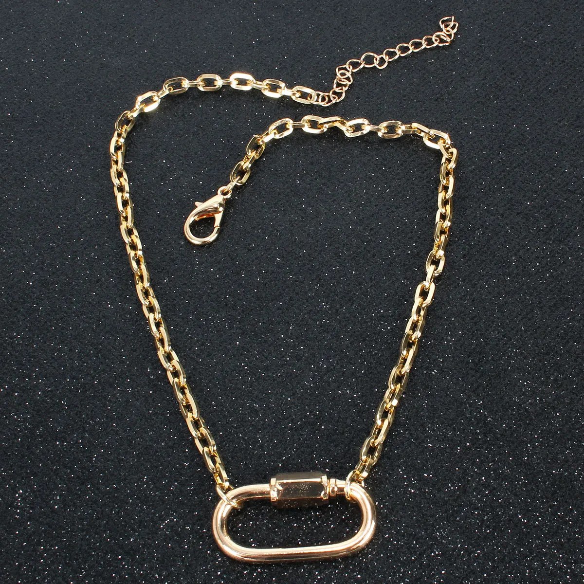 Женское ожерелье геометрической формы простое в европейском стиле с замком