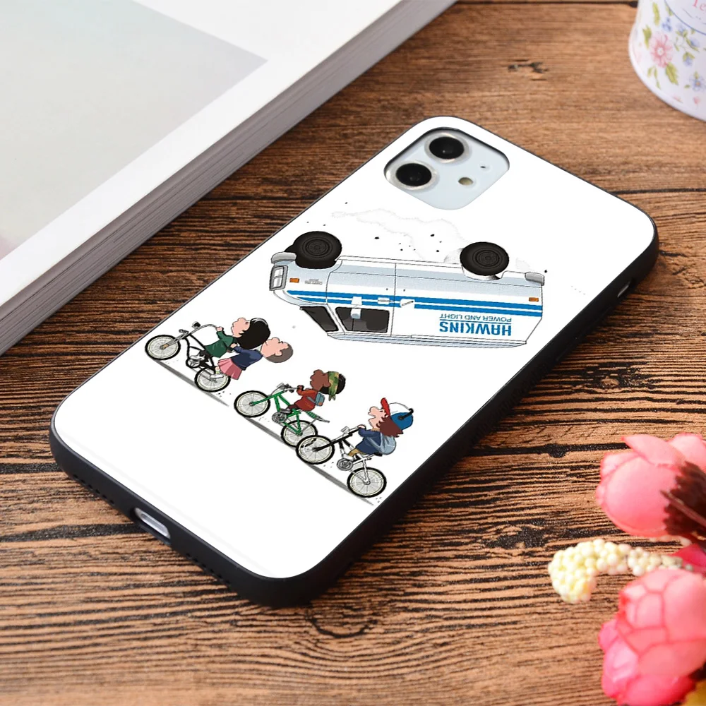 

For iPhone Stranger things Van Soft TPU border Apple iPhone Case