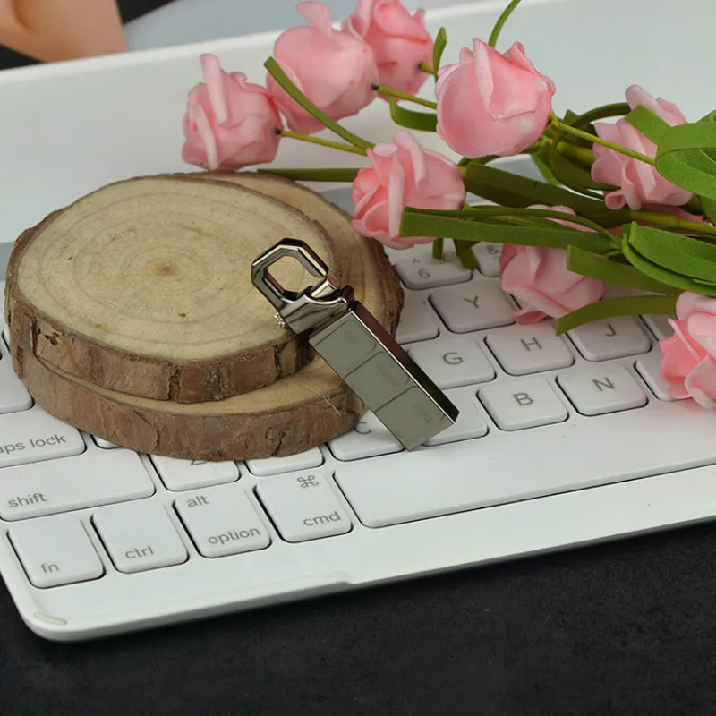 USB флеш-накопитель 4 ГБ 8 16 32 водонепроницаемый металлическая флешка подарок OEM на