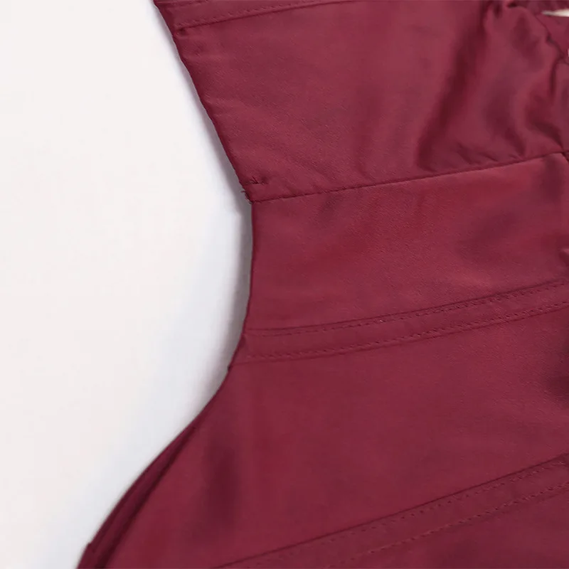 

MIOJIOTAXX 2021 European And American Spring And Summer Women's Wear Pleated Lace Up Open Navel Sling Short Vest Top Y2k Tops