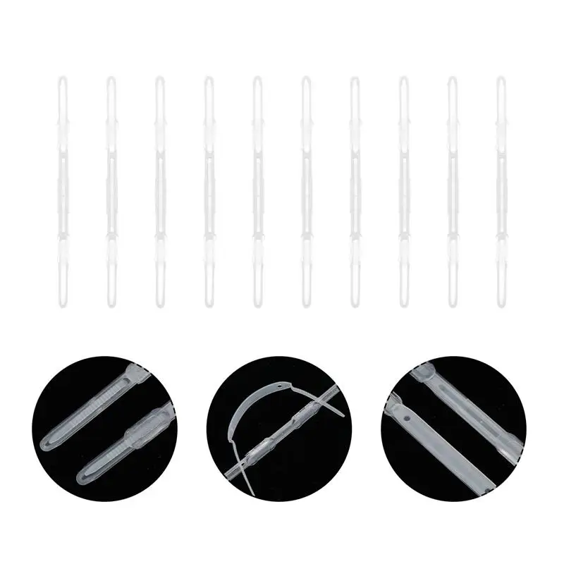 

Bookbinding Sewing Tools 20PCS Binder Clip Plastic Paper Fasten Bookbinding Clips Bookbinding Tools