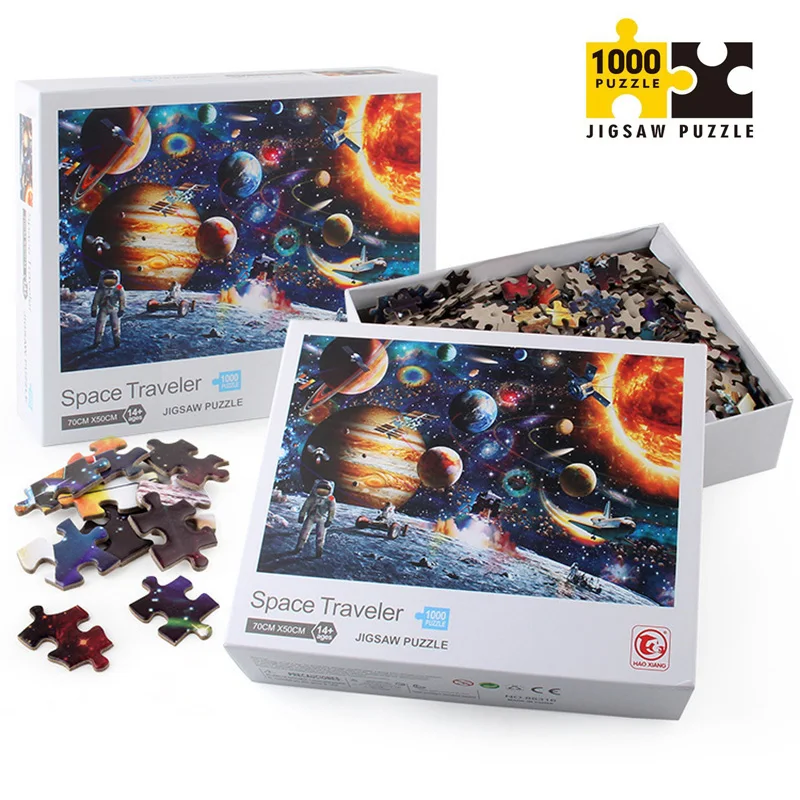 

Пазл-головоломка бумажный для детей и взрослых, 1000 шт.