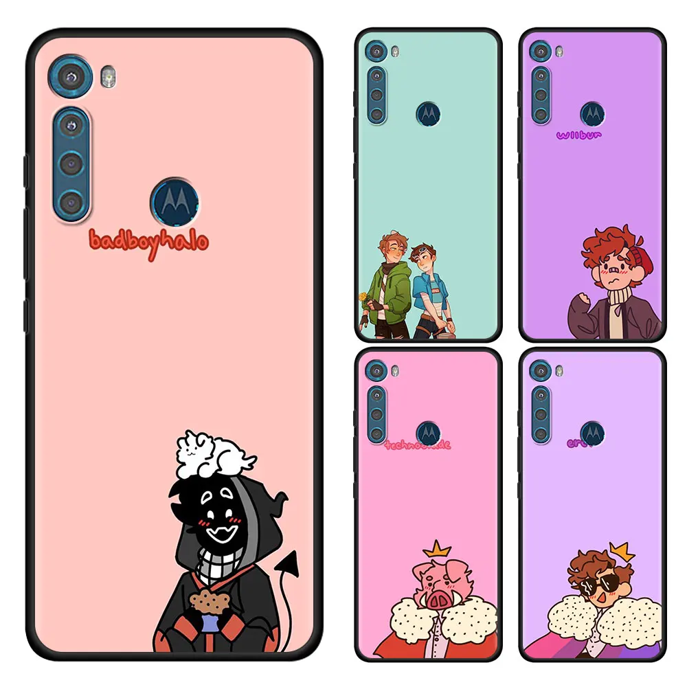 

Dream Smp Cell Phone Case for Motorola One Fusion Hyper G9 Play G8 Power Lite G30 E6s Edge Plus G Stylus Cover