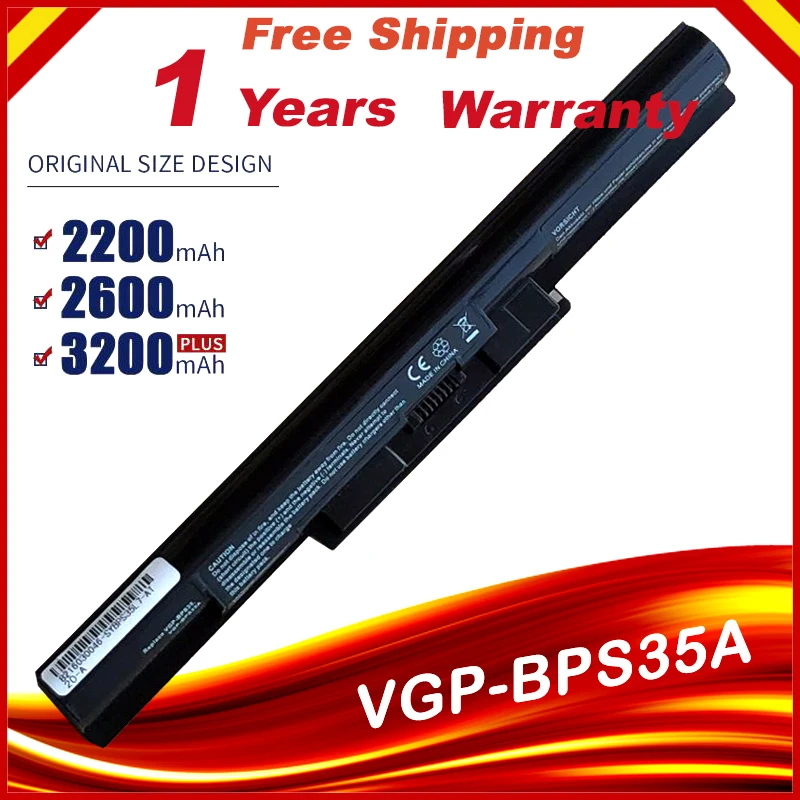 

Laptop Battery For Sony BPS35 VGP-BPS35 VGP-BPS35A For VAIO Fit 14E VAIO Fit 15E Series FREE shipping