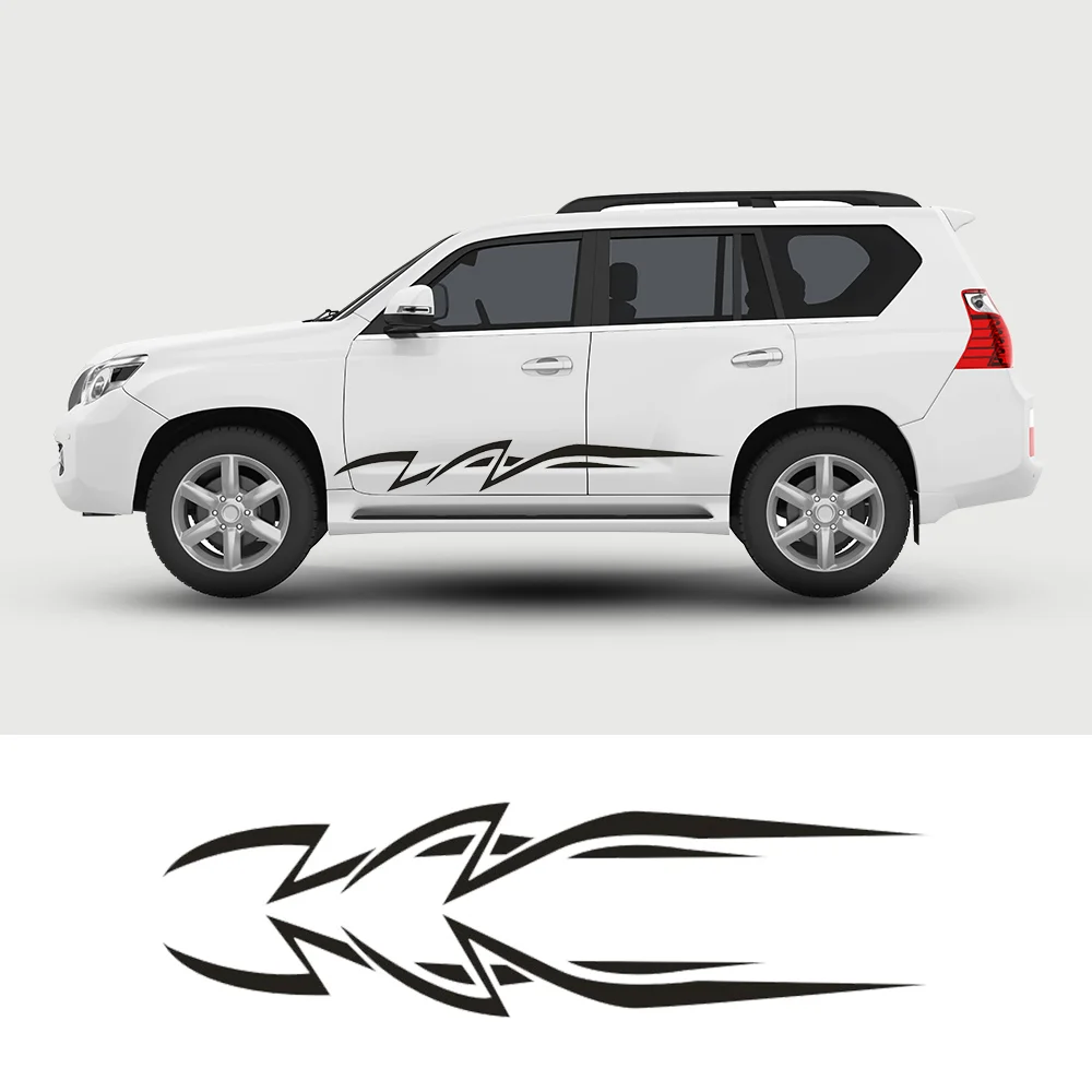 

Universal Side Skirt Car Door Sticker Decal Automobiles Auto Accessories