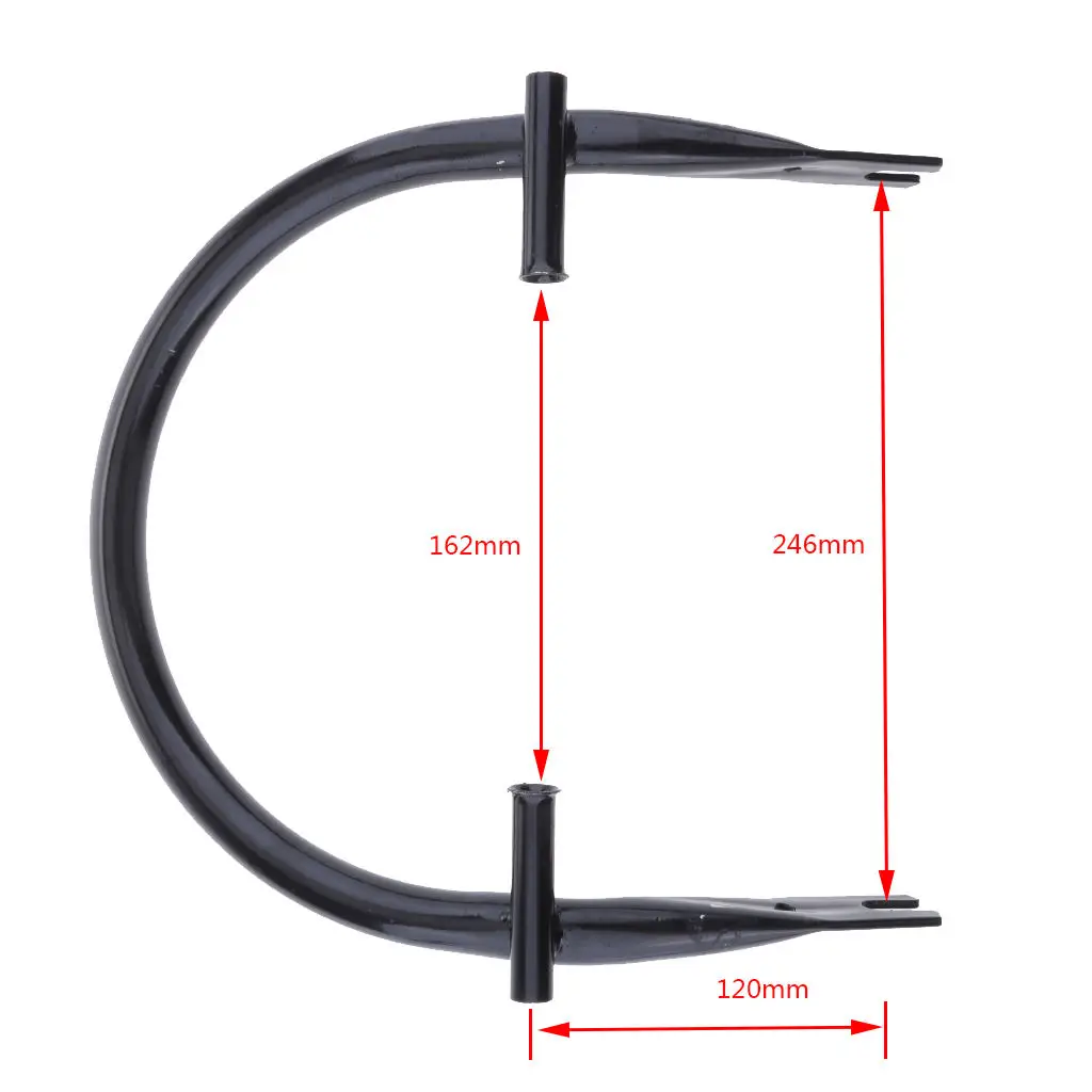 Задняя ручка для мотоцикла Honda CG125 (черный) | Подшипники