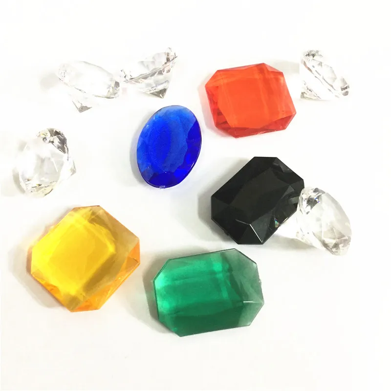 Пешки акриловые пластиковые прямоугольные овальные квадратные в форме ромба 10