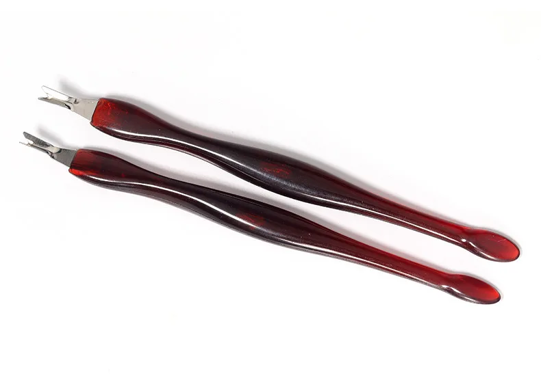 

Nail Art Dead Skin Fork 1 Piece Set Sharp Deep V Dead Skin Pusher Stainless Steel Cleaning Cuticle Barb Trim Nail Cuticle Tooll