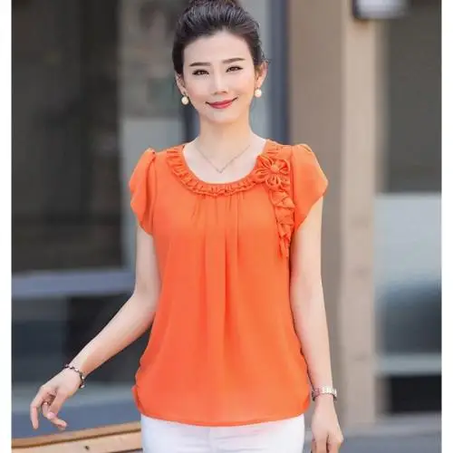 

2020 tees women clothe coral red Summer Fashion T Shirt Woman Tshirt