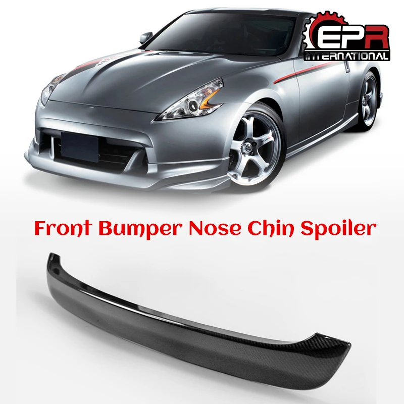 

Автомобильный Стайлинг для Nissan 2009 On Z34 370z Nexus CF углеродное волокно передний бампер подбородок спойлер глянцевая отделка Гриль комплект крыш...