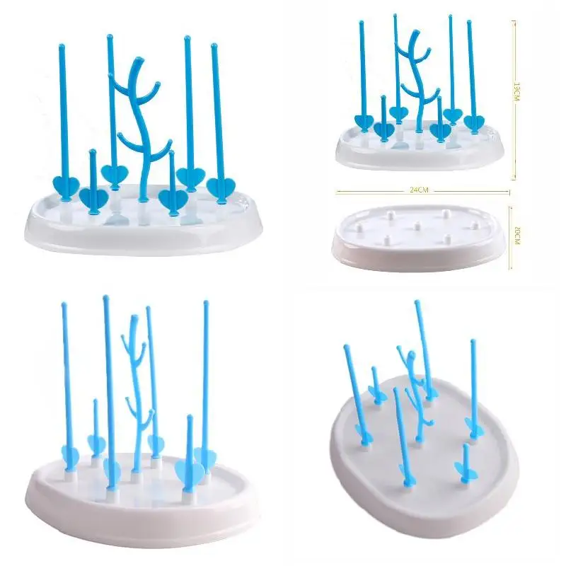 

Holder Useful Baby Bottle Dryer Rack Simple Tree Shape Cleaning Drying Rack Shelf Kitchen Feeding Holder Tools BM88