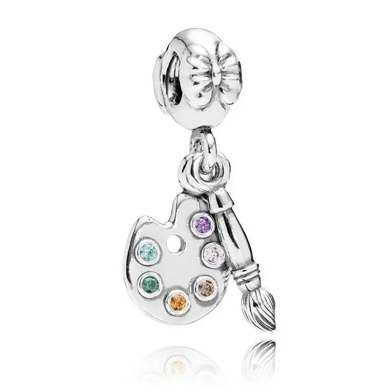 

Оригинальная Палетка милых художников с женскими ювелирными изделиями Diy подходит для бусин из стерлингового серебра 925 пробы популярный б...