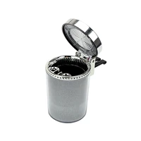 aozbz coin storage cup container car led ashtray garbage cigar ash tray car styling universal size cup holder storage