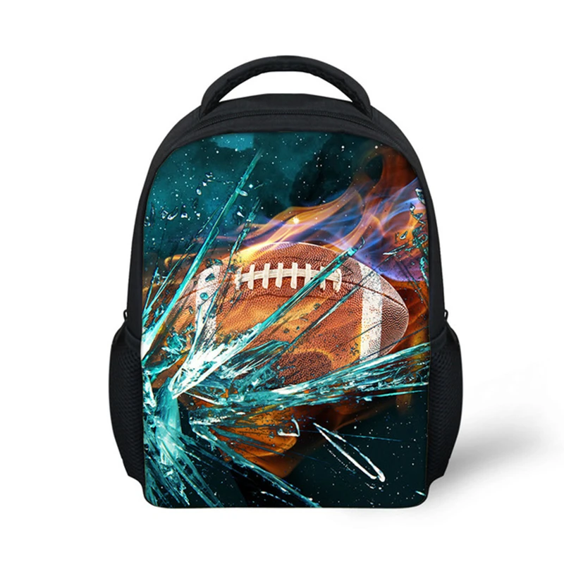 ELVISWORDS Cool Fire Ball маленькие школьные сумки для подростков Детский рюкзак детского
