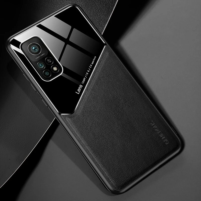 

For Xiaomi Mi 10T Mi10T Case PU Leather Glossy Soft Frame Cover Shockproof Phone Case for Xiomi Xiaomi Mi 10T Pro Fundas