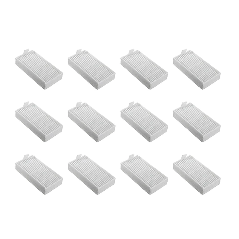 

12 Packs Replacement HEPA Filter Fit for ILIFE V3S V5 V5S Robotic Vacuum Cleaner Accessories