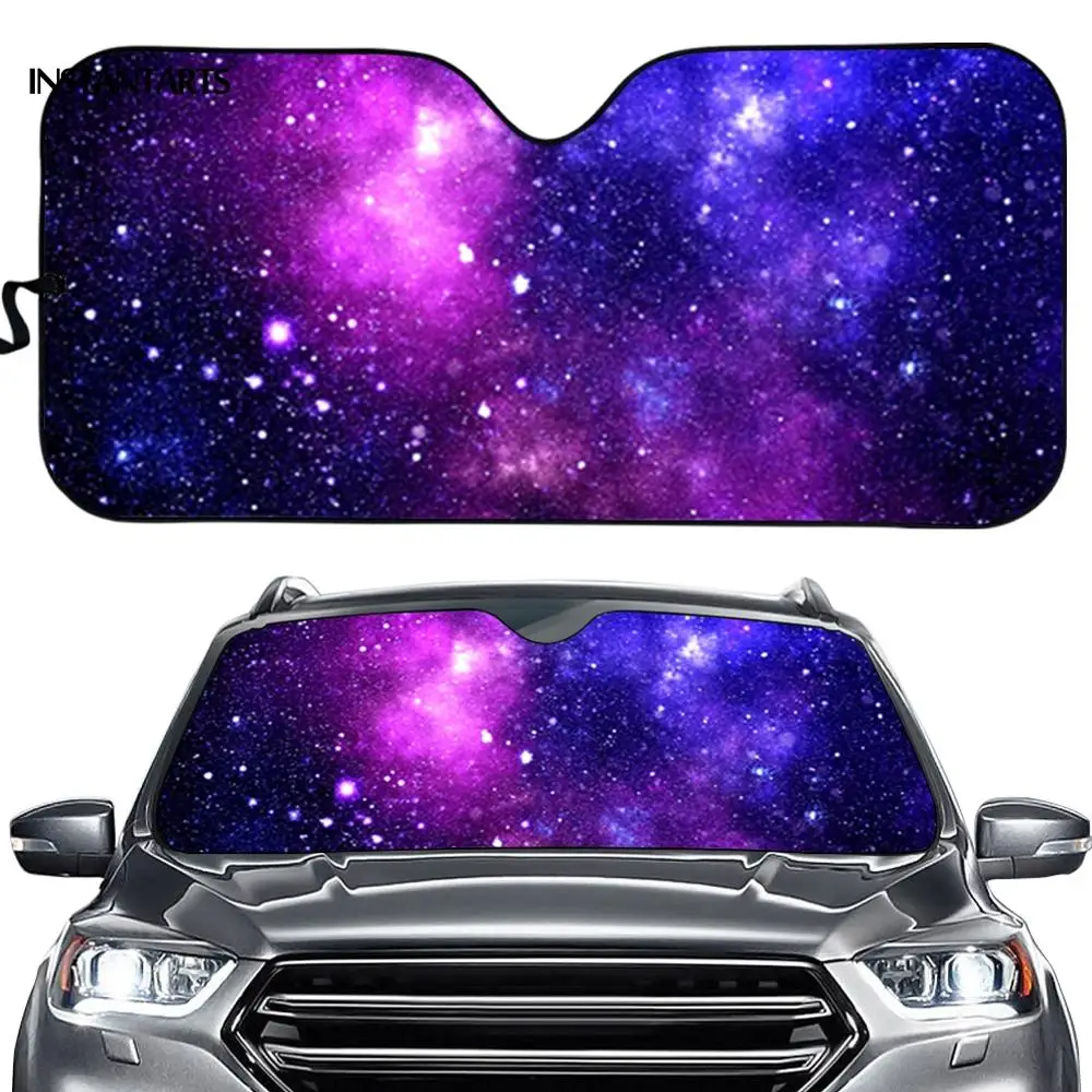 Магнитный автомобильный солнцезащитный козырек с рисунком звезды звездной ночи