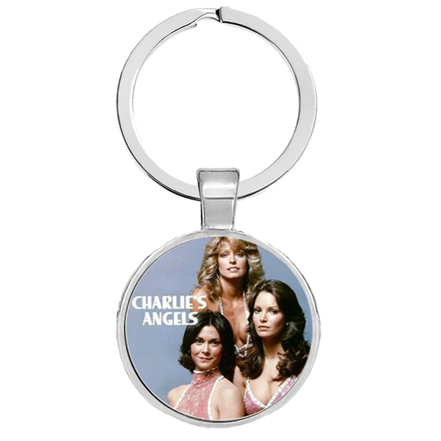Брелоки для ключей с изображением &quotCharlie Angels&quot &quotI BELIEVE IN ANGELS&quot женщин и мужчин