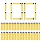 Дротики для Nerf черные мягкие полые, 100 см, 7,2 шт.